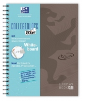 Agenda organizator Oxford Touch Project Book, A4+ 120f, hartie Optik 90g/mp, spira dubla, scribzee, whiteboard si separatoare repozitionabile, maro