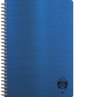 Caiet A4 80 file, spira hartie Ivory, romana, DACO, culoare albastru