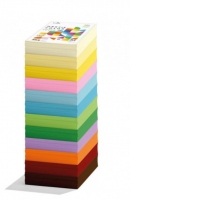 Carton color 160g/mp, A4 250 coli ECADA, galben mediu