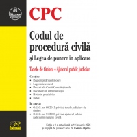 Codul de procedura civila. Editia a 9-a, actualizata la 19 ianuarie 2025