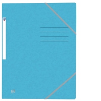 Dosar mapa Oxford TopFile A4, carton 390g/mp, capacitate 200 file, culoare turcoaz (set 10 bucati)