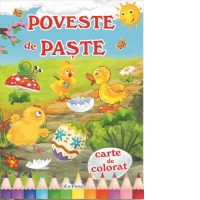 Poveste de Paste. Carte de colorat