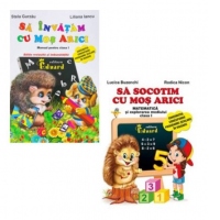 Pachet Mos Arici (2 carti): 1. Sa invatam cu Mos Arici; 2. Sa socotim cu Mos Arici