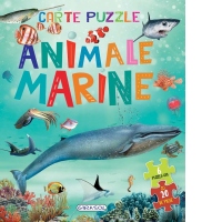 Animale marine. Carte puzzle