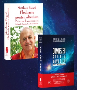 Pachet promotional Colectia Noua Spiritualitate: 1. Dumnezeu, stiinta, dovezile; 2. Pledoarie pentru altruism