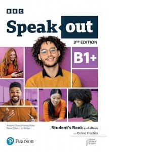 Speakout 3rd Edition, B1+ level, Student's Book and eBook with Online Practice