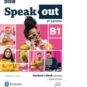 Speakout 3rd Edition, B1 level, Student's Book and eBook with Online Practice