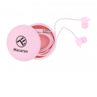 Casti in-ear Tellur Macaron, culoare roz