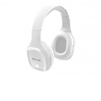 Casti Over-ear Bluetooth Tellur Pulse, Microfon, alb