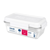 Cutie alimente 1.2L Tritan MILAN Nata, culoare alba