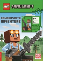 LEGO Minecraft: Armoursmith Adventure Activity Book (with Armoursmith minifigure and accessories)