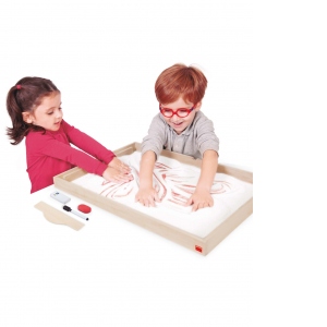 Set cutie senzoriala cu nisip pentru invatarea scrisului, XL