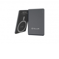 Baterie externa Tellur 5000mAh, PD20W, compatibil MagSafe, gri