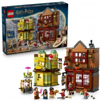 LEGO Harry Potter - Furnituri Vajthat de calitate si magazin de inghetata - 76452