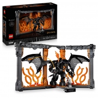 LEGO Icons (Creator Expert) - Stapanul inelelor: Diorama pentru biblioteca cu un Balrog - 10367
