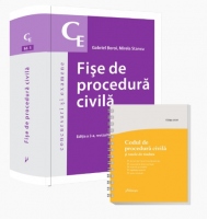 Pachet Fise de procedura civila. Codul de procedura civila: 1. Fise de procedura civila. Editia a 3-a; 2. Codul de procedura civila si taxele de timbru