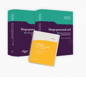 Pachet Drept procesual civil: 1. Drept procesual civil. Editia a 6-a (2 volume); 2. Codul de procedura civila si taxele de timbru. Actualizat la 12 mai 2025