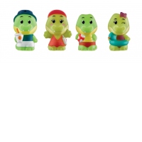 Familia Croco cu haine care isi schimba culoarea in apa
