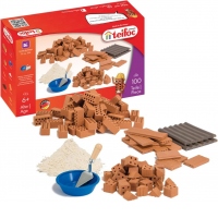 Set Sortiment De Caramizi Cu Mortar Si Accesorii
