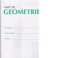 Caiet de geometrie A4, 48 file (patratele de 1 cm)