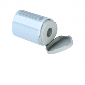 Ascutitoare plastic simpla cu container mini grip 2001 bleu sake Faber-Castell
