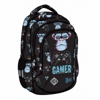 Ghiozdan BP26 ST Right Blue Gamer 3 compartimente, 39x27x17 cm