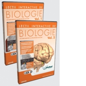 Lectii interactive de Biologie (1+2) (contin 35 de experimente virtuale)