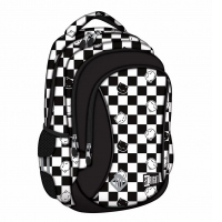 Ghiozdan BP26 ST Right Chess Cats 3 compartimente, 39x27x17 cm