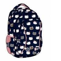 Ghiozdan BP26 ST Right Cute Kitties 3 compartimente, 39x27x17 cm