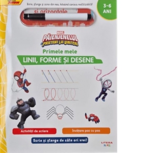Marvel. Paienjenelul si prietenii lui uimitori. Primele mele linii, forme si desene