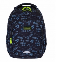 Ghiozdan Astra Head AB300 Tiranozaurus, 42x30x19 cm, 3 compartimente