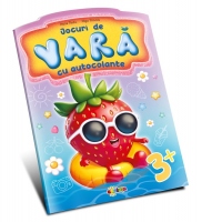 Jocuri de vara. Cu autocolante. 3+