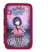 Penar echipat Gorjuss, 3 compartimente Fairy Dusk, 12x21x6 cm