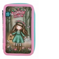 Penar echipat Gorjuss, 3 compartiment Wildflower, 12x21x6 cm