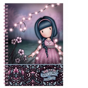 Caiet A4 Gorjuss, Fairy Dusk cu accesorii scolare