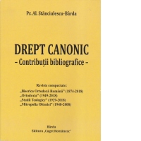 Drept canonic. Contributii bibliografice
