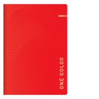 Caiet A5 capsat, 52 file matematica, 70g/mp, coperta carton, rosu