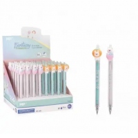 Pix cu mecanism cu rescriere, varf 0.5 mm, design ursulet