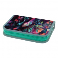 Penar neechipat 2 clape, dimensiune 13.5 x 19.5 x 3 cm, motiv Butterfly