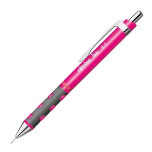 Creion mecanic TIKKY II III 0.7 Roz neon