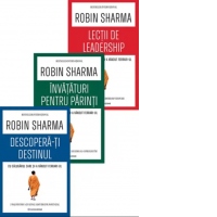 Pachet Trilogia Calugarului care si-a vandut Ferrari-ul: 1. Descopera-ti destinul; 2.Invataturi pentru parinti; 3. Lectii de leadership