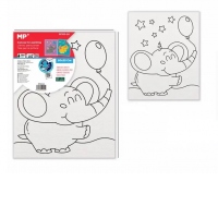 Canvas Main Paper, 20x25 cm, 280gr/mp, tematica elefant