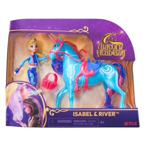 Unicorn Academy Set Unicorn River si Papusa Isabel