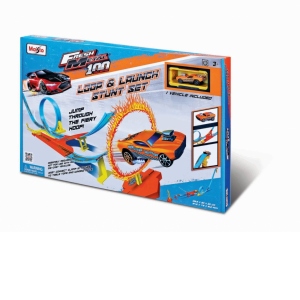 Maisto Power Circuit Raceway Circuit Acrobatii cu Bucla si Lansare