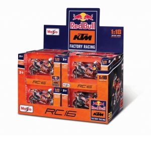Maisto Motocicleta Metalica Red Bull Ktm Scara 1 la 18