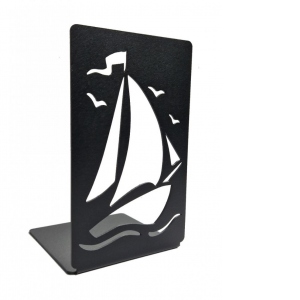 Suport de carte Barca, Otel, 180 x 110 mm, negru