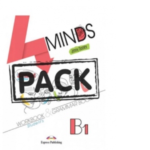 Curs limba engleza 4 Minds B1. Caiet si gramatica cu digibook app