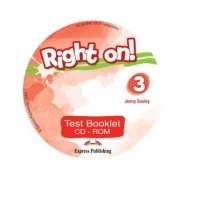 Curs de limba engleza Right on 3. Test booklet CD-ROM