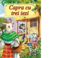 Capra cu trei iezi. Poveste ilustrata (format A4)