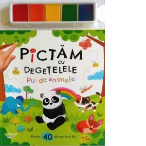 Pictam cu degetelele. Pui de animale
